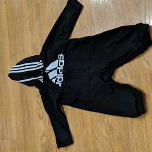 Adidas Onesie,Burt's Bees Baby Set, and Carter's Baby Bib Set